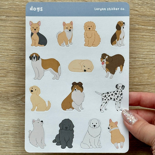 Dogs Sticker Sheet