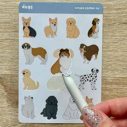 Mini Dogs Sticker Sheet
