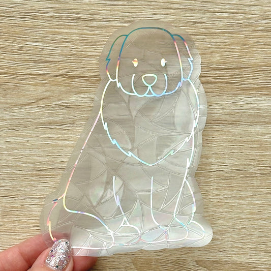 Great Pyrenees Sun Catcher Sticker Decal