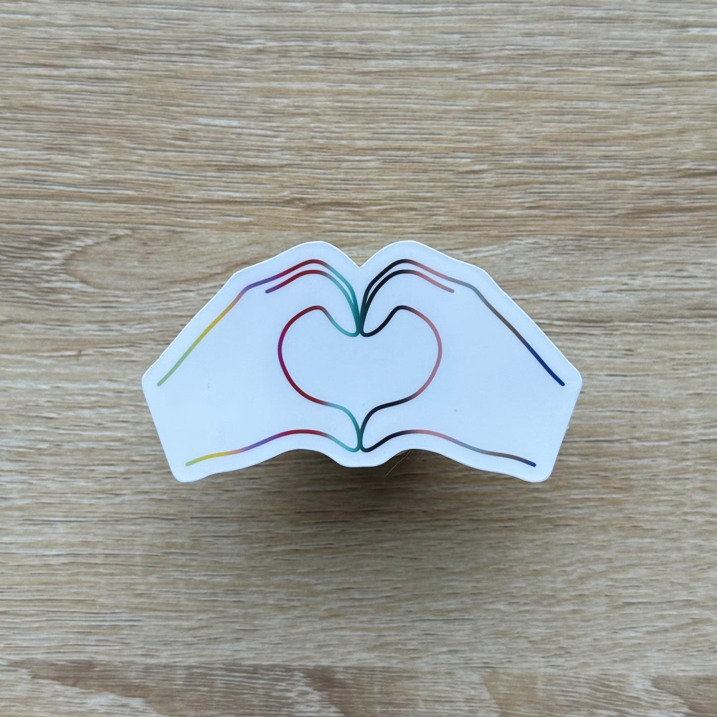 Heart Hands Sticker