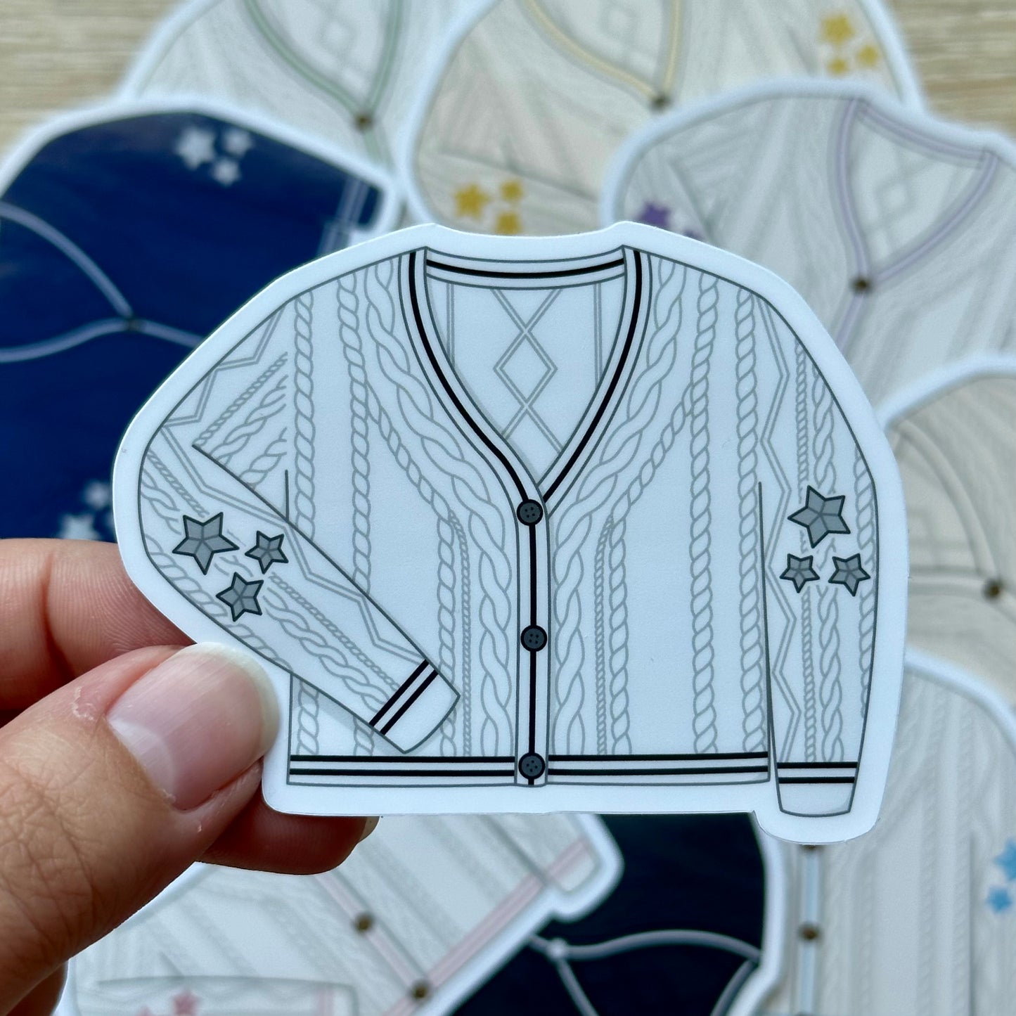 Cardigan Sticker