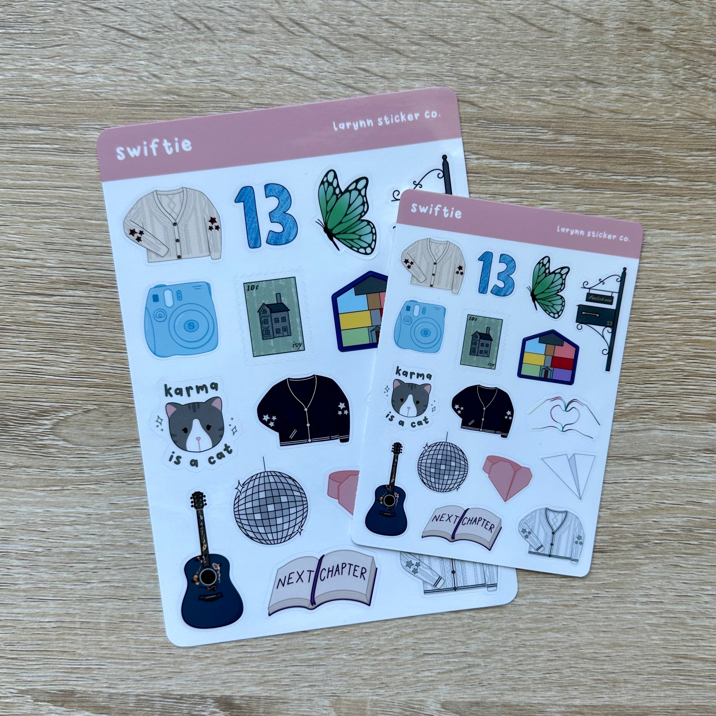 Swiftie Sticker Sheet – LaRynn Sticker Co.