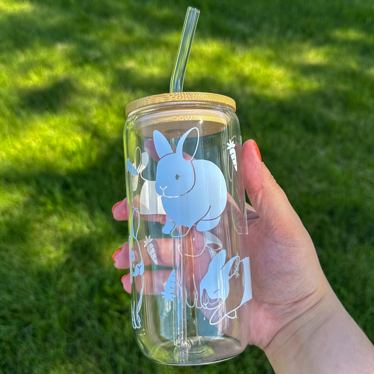**PRE-ORDER** Bunnies Color Changing Glass Cup