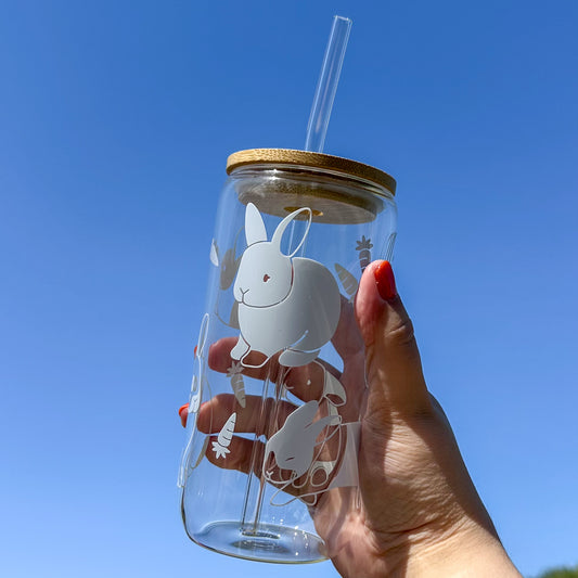 **PRE-ORDER** Bunnies Color Changing Glass Cup