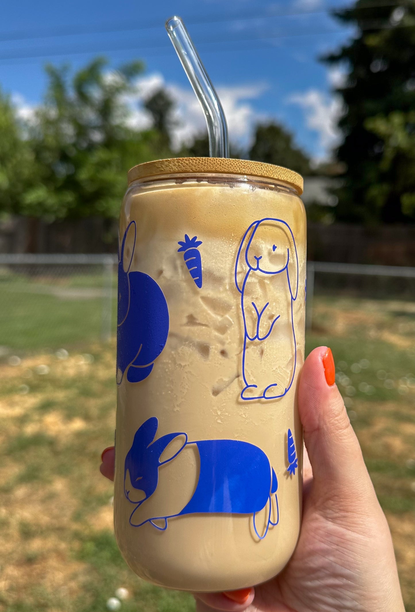 **PRE-ORDER** Bunnies Color Changing Glass Cup