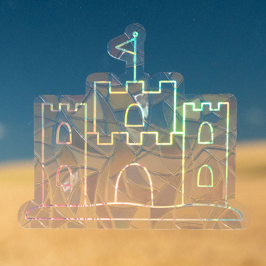 Sandcastle Suncatcher Decal