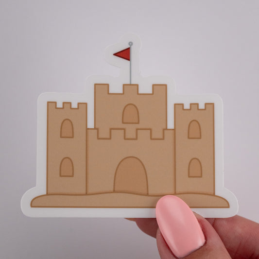 Sandcastle Sticker