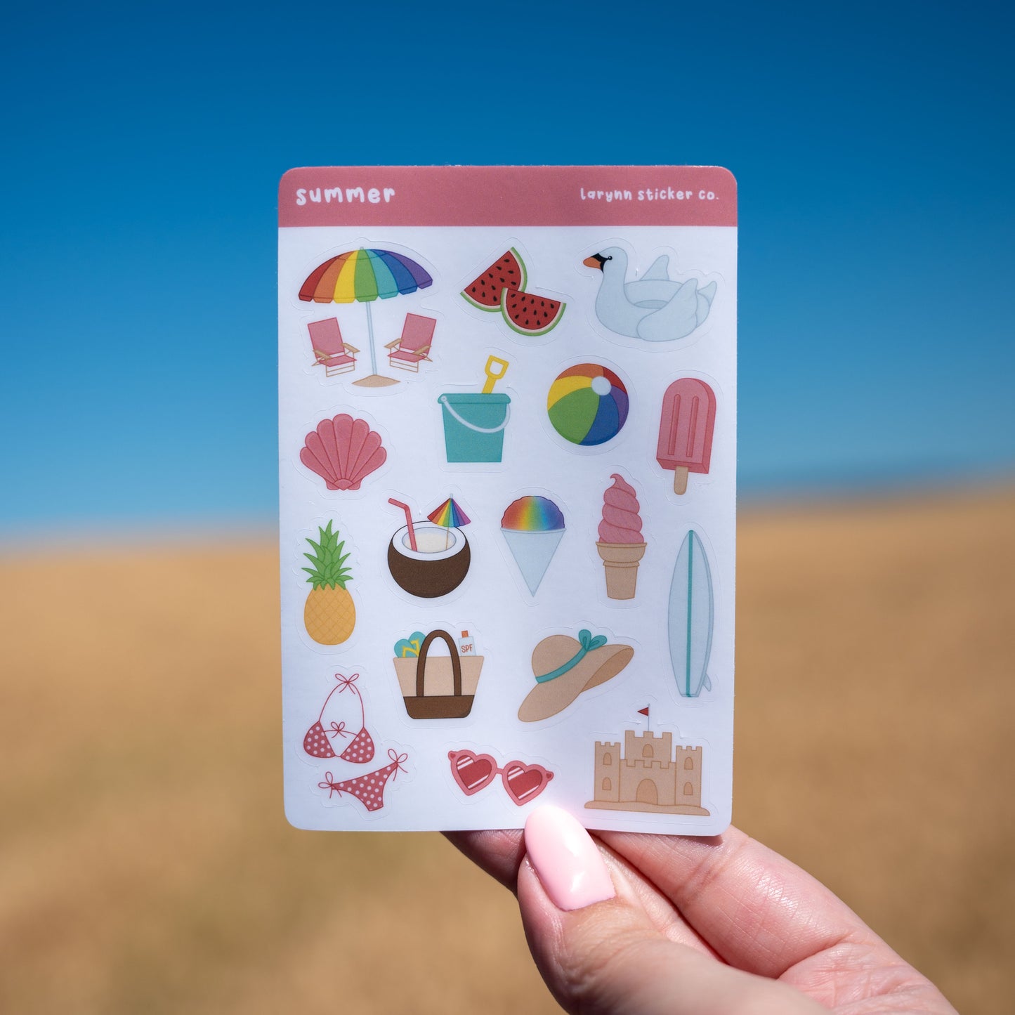 Mini Summer Sticker Sheet