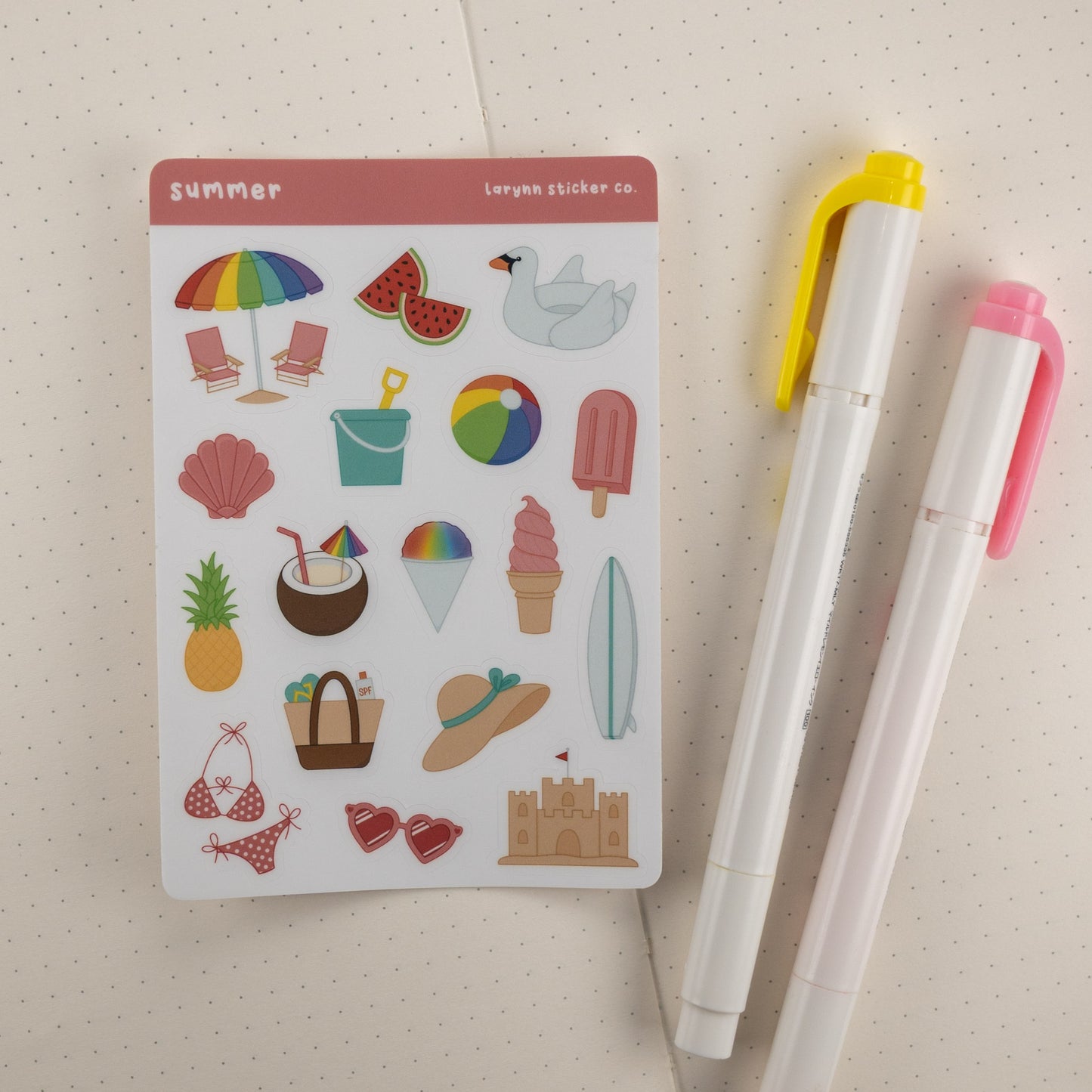 Mini Summer Sticker Sheet