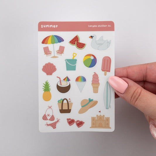 Mini Summer Sticker Sheet