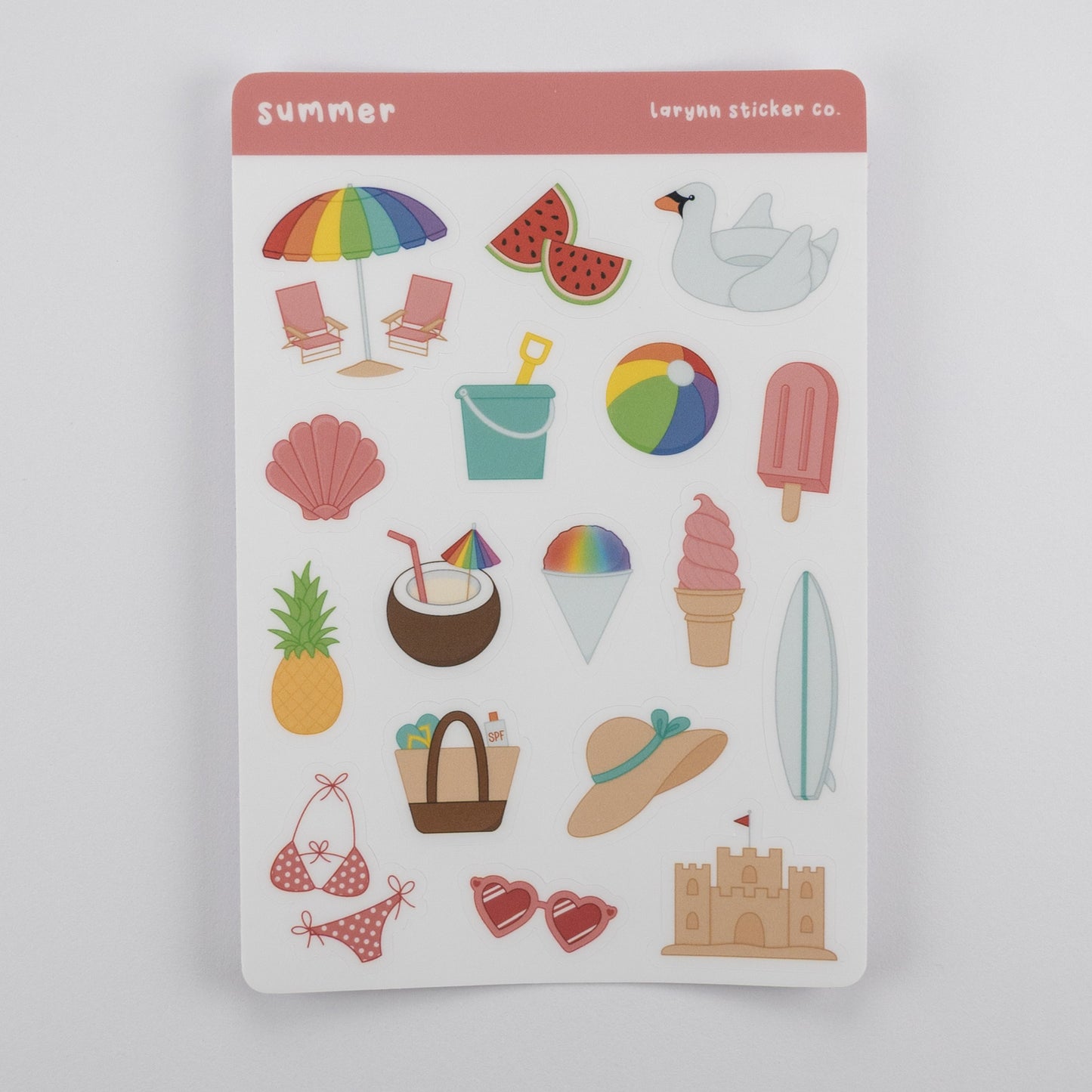 Mini Summer Sticker Sheet