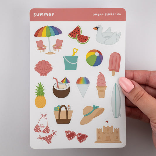 Summer Sticker Sheet