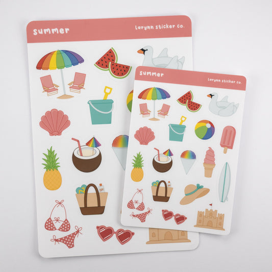 Mini Summer Sticker Sheet