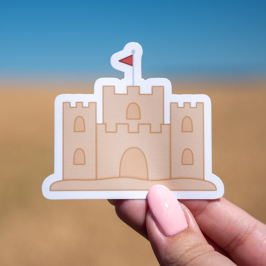 Sandcastle Sticker