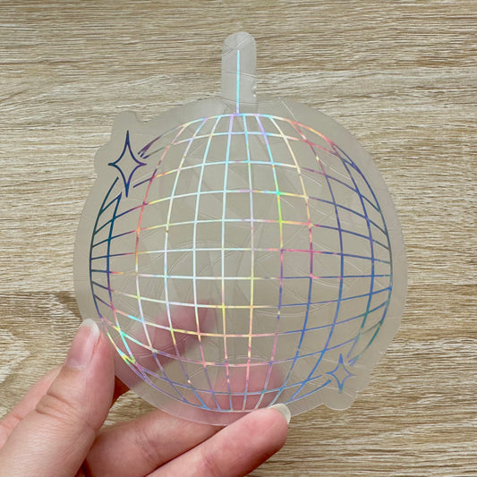Mirrorball / Disco Ball Sun Catcher Sticker Decal