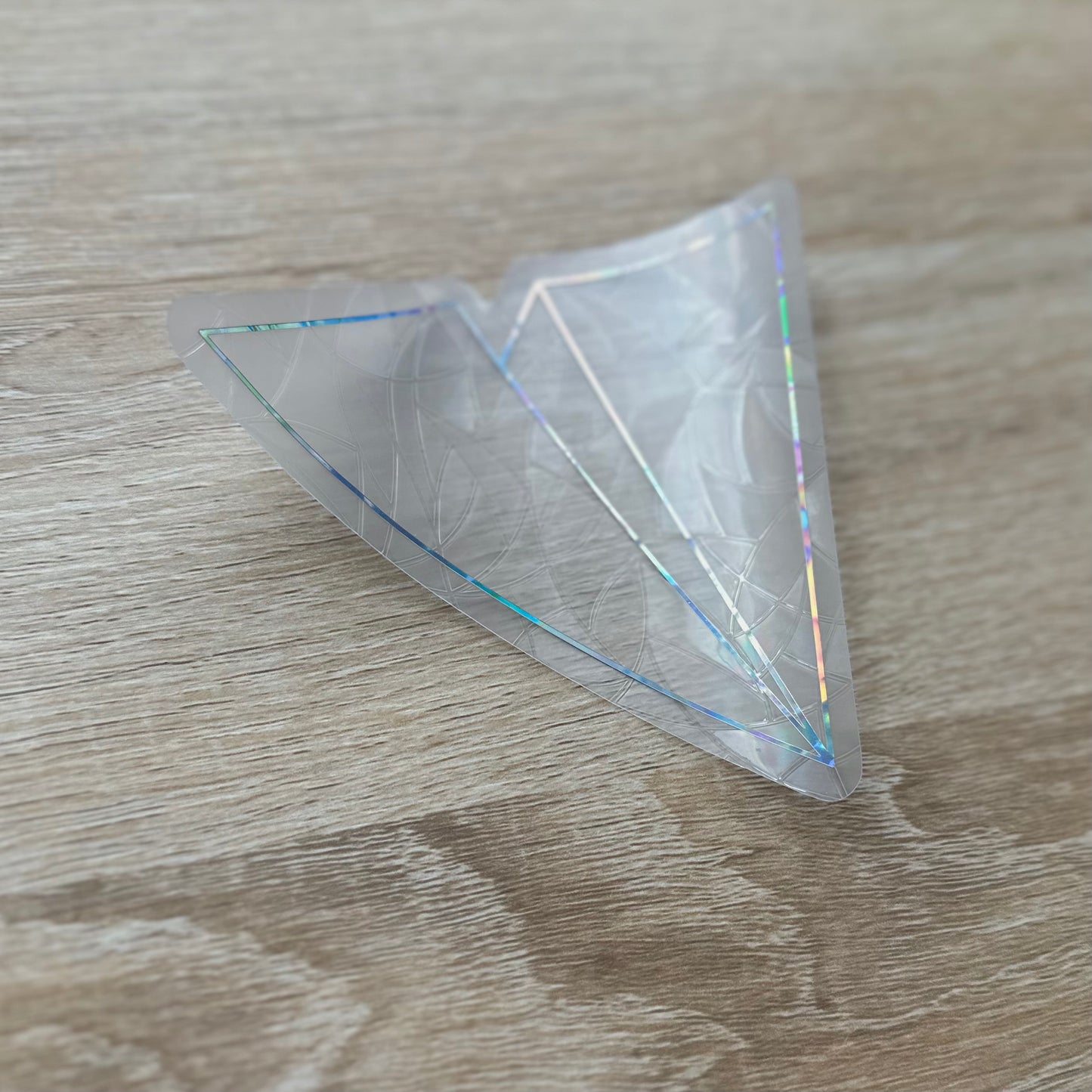 Paper Airplane Sun Catcher Sticker Decal
