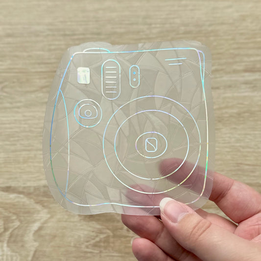 Camera Sun Catcher Sticker Decal