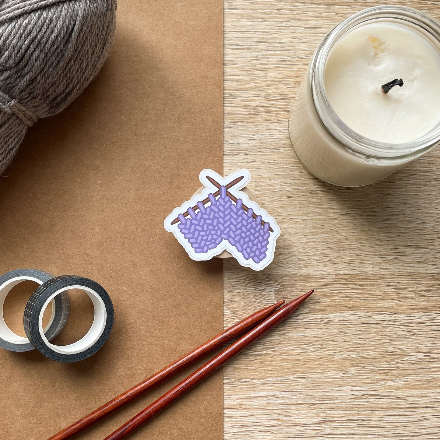 Knit Sticker