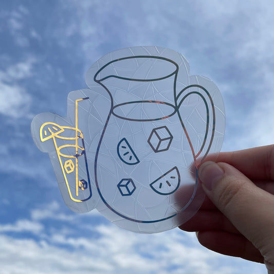 Lemonade Sun Catcher Sticker Decal