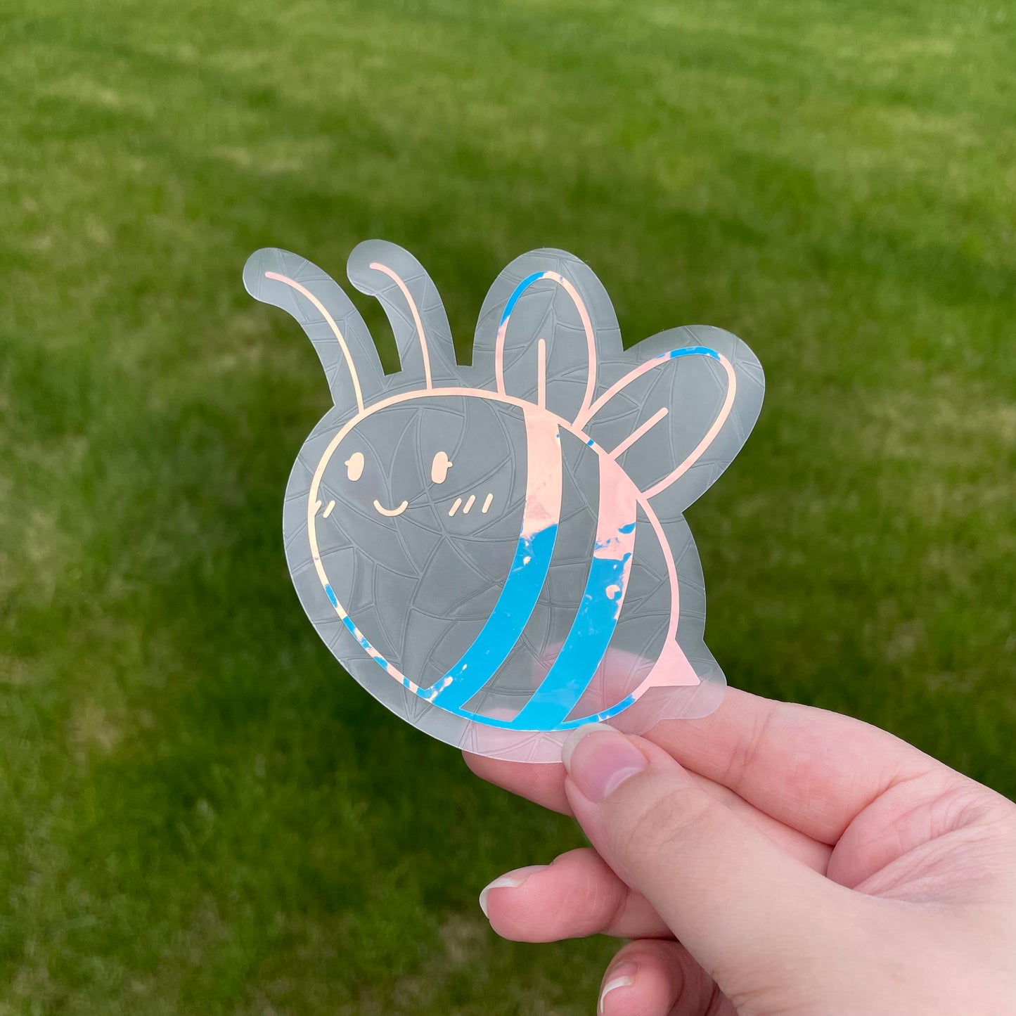 Bee Sun Catcher Sticker Decal