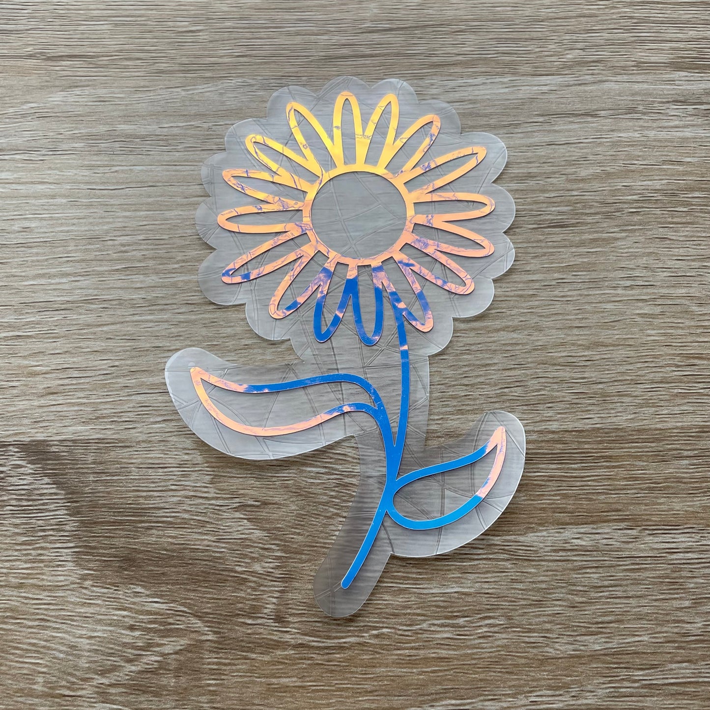 Daisy Flower Sun Catcher Sticker Decal