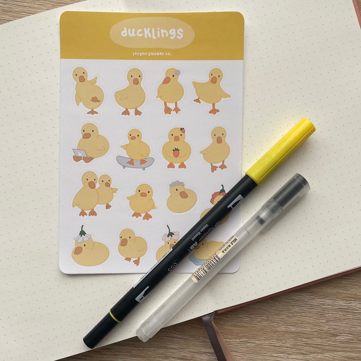Ducklings Sticker Sheet
