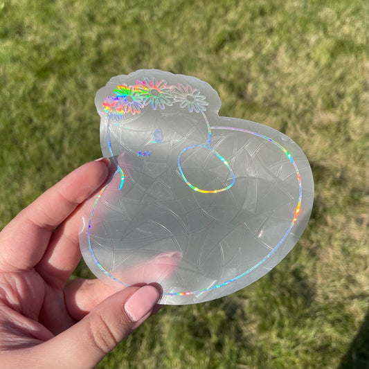 Daisy Duckling Sun Catcher Sticker Decal