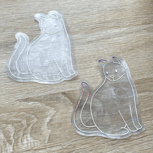 Cat Sun Catcher Sticker Decal