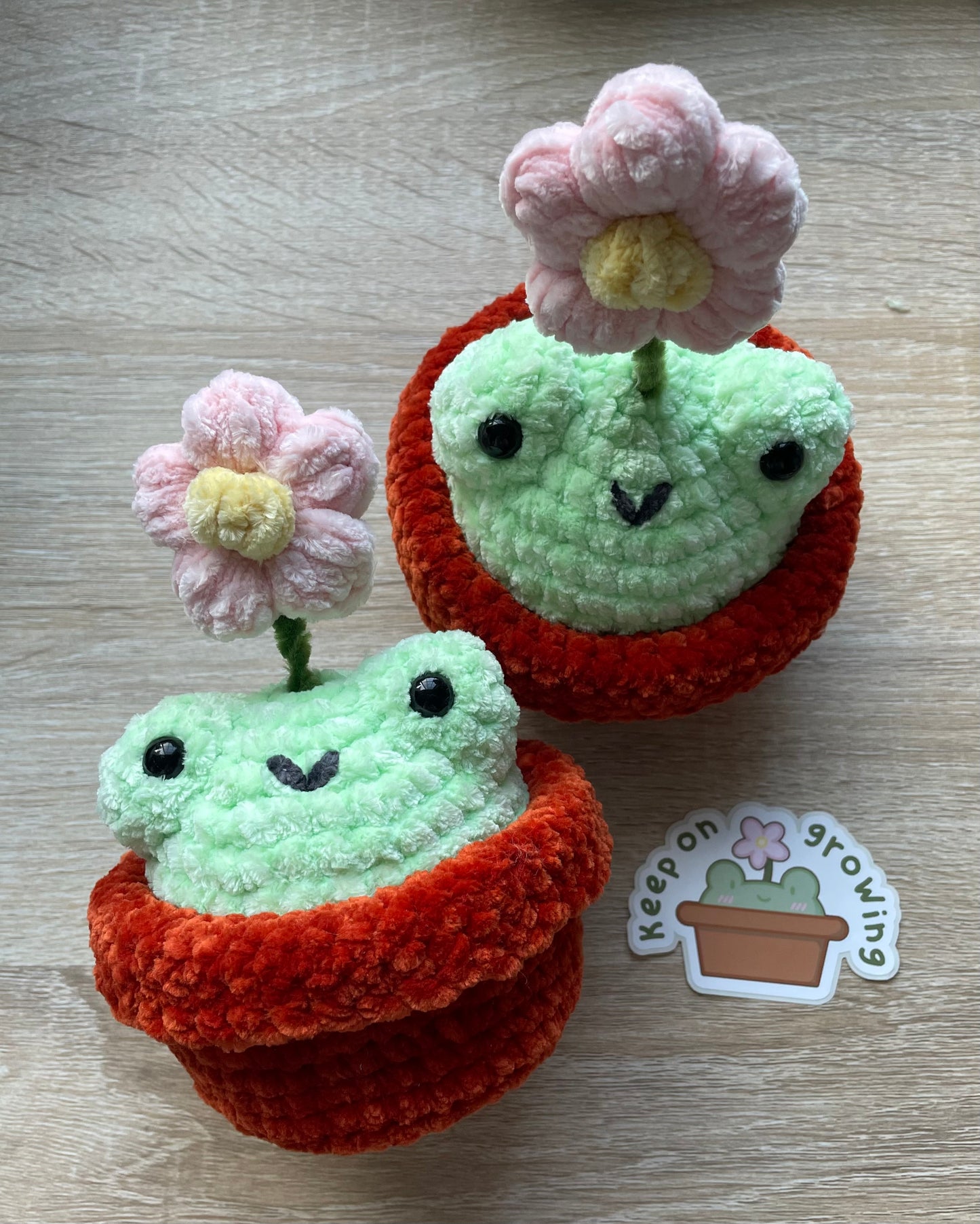 Keep on Growing Frog Plushie