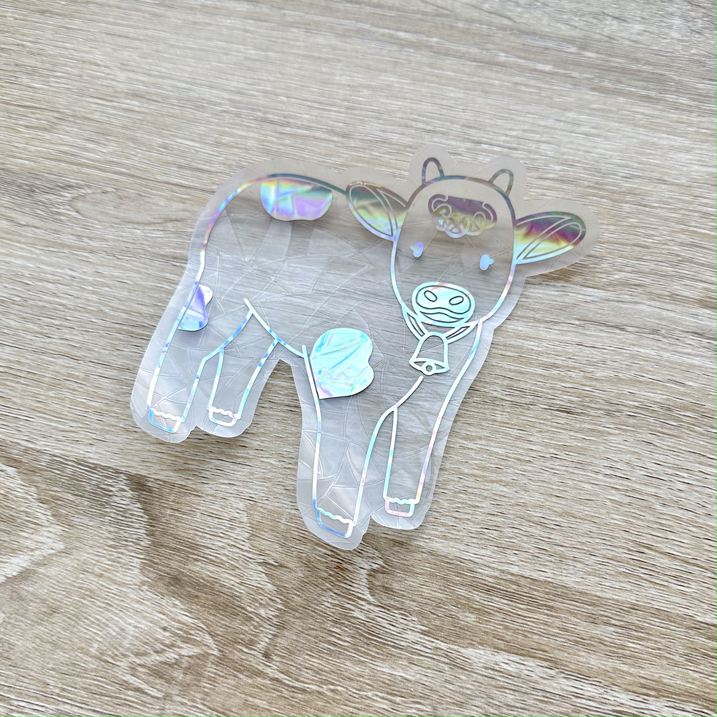 Cow Sun Catcher Sticker Decal