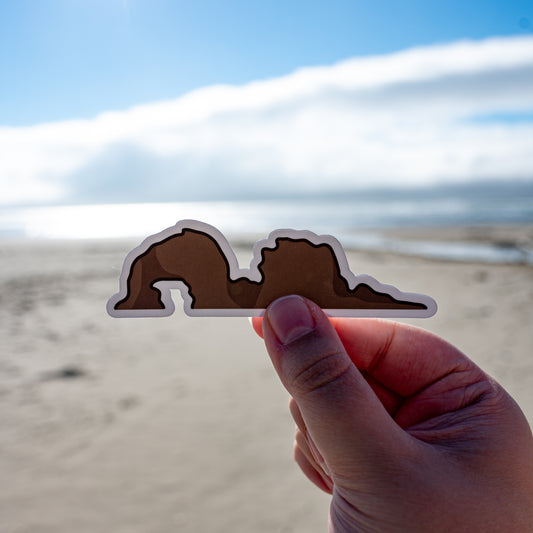 Rockaway Twin Rock Sticker