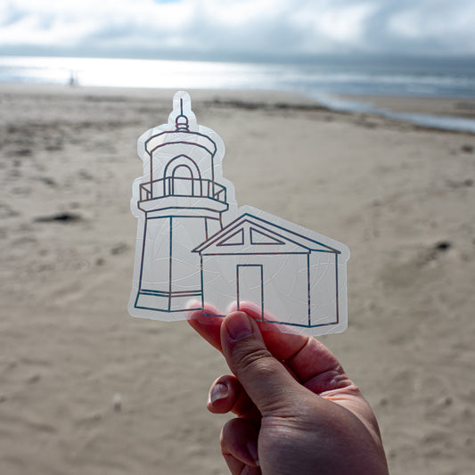 Lighthouse Sun Catcher Sticker Decal