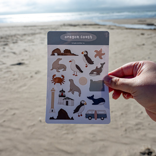 Oregon Coast Sticker Sheet