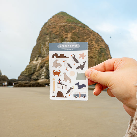Mini Oregon Coast Sticker Sheet