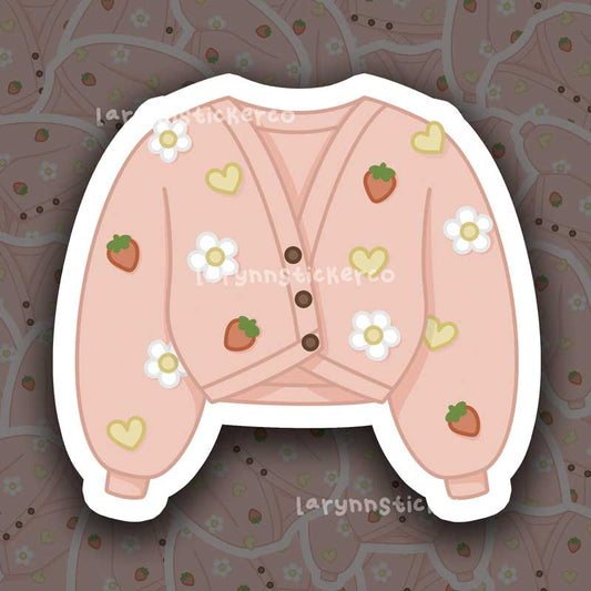 Cottagecore Cardigan Sticker