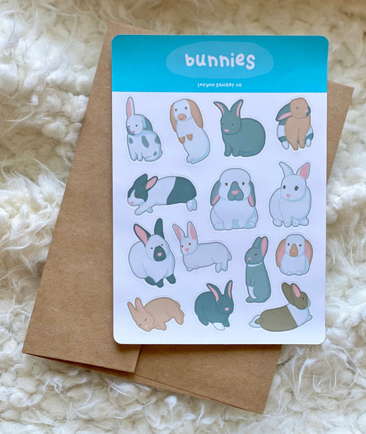 Bunnies Sticker Sheet
