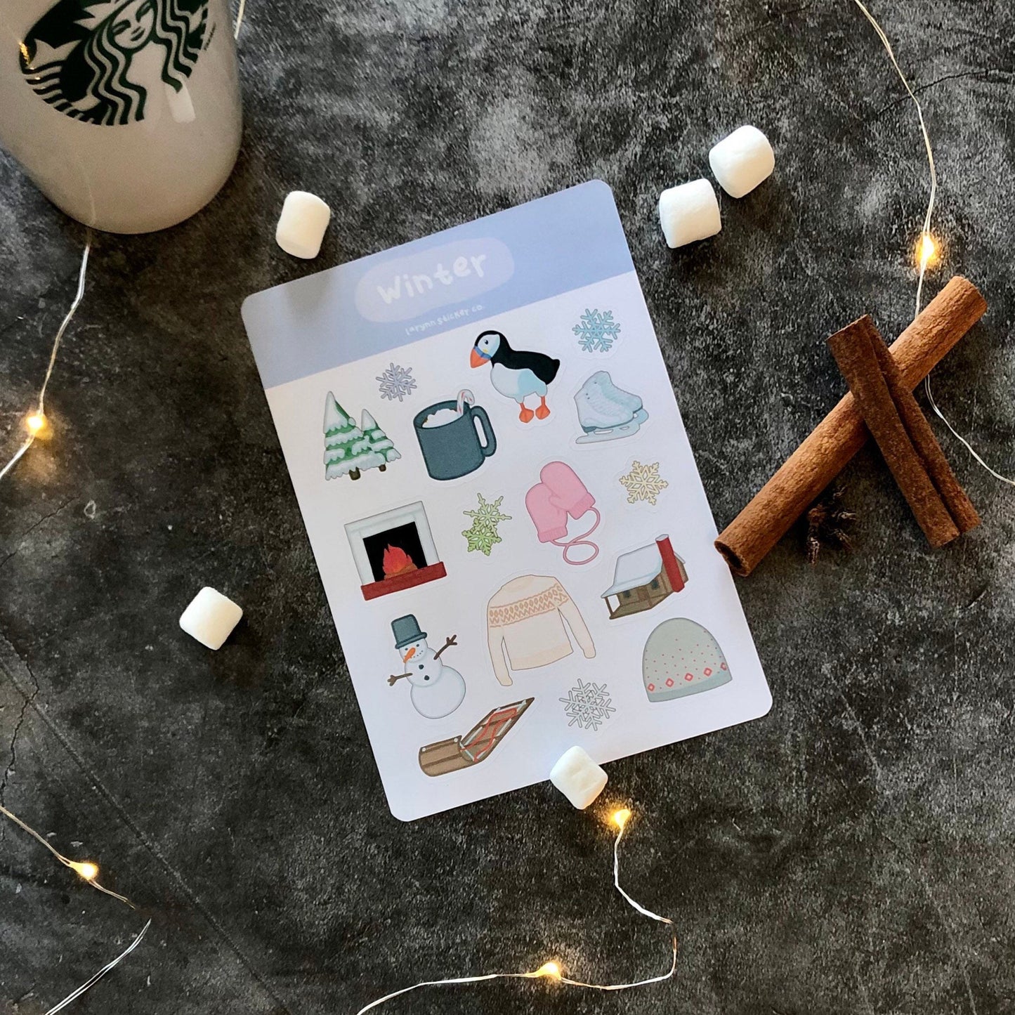 Winter Sticker Sheet