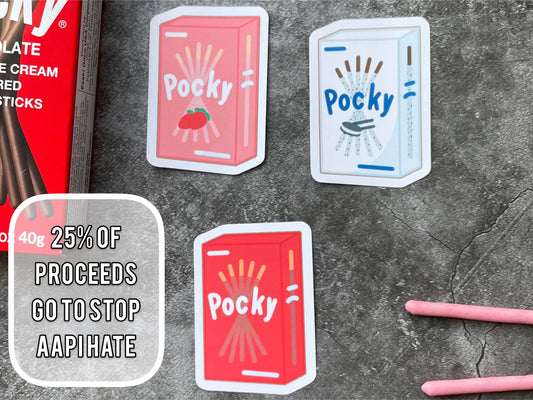 Pocky FUNDRAISER Sticker Pack