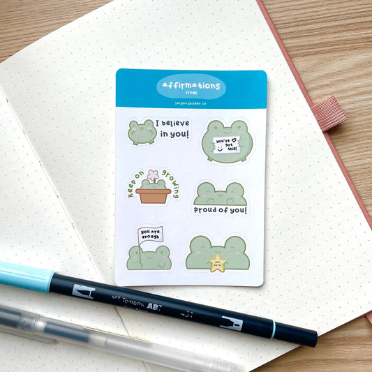 Animal Affirmations Sticker Sheets
