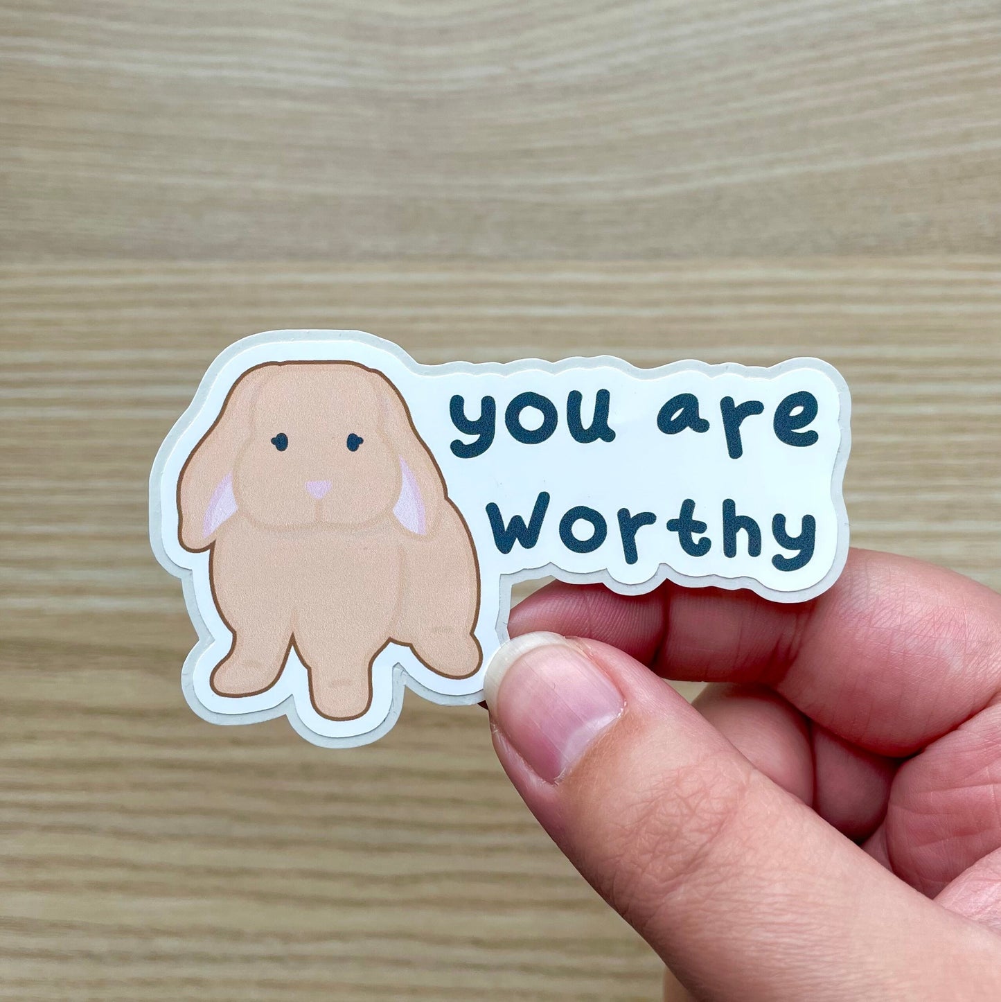 Bunny Affirmations Sticker Pack
