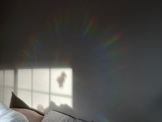 Haystack Rock Sun Catcher Sticker Decal