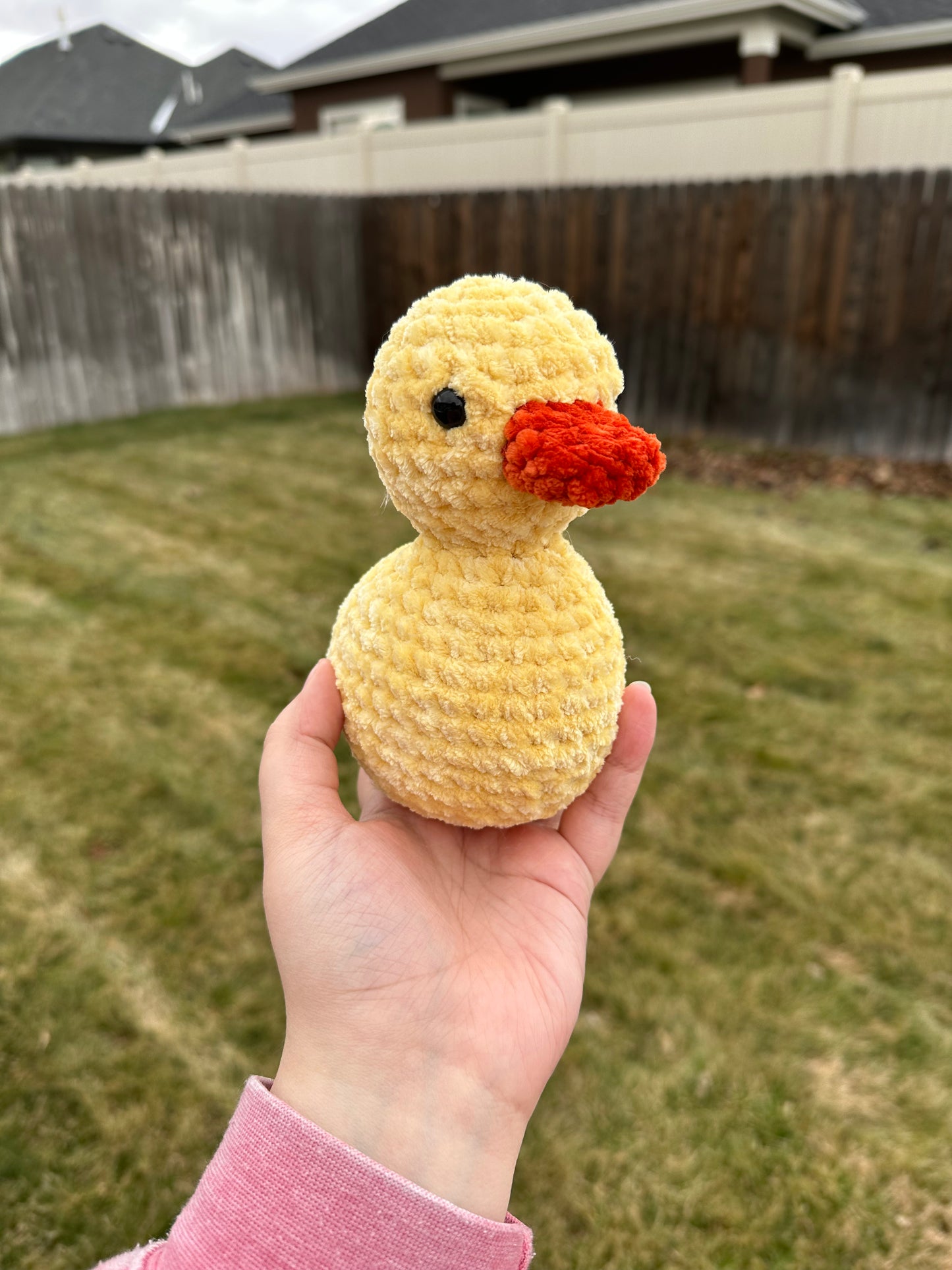 Flower Hat Duckling Plushie