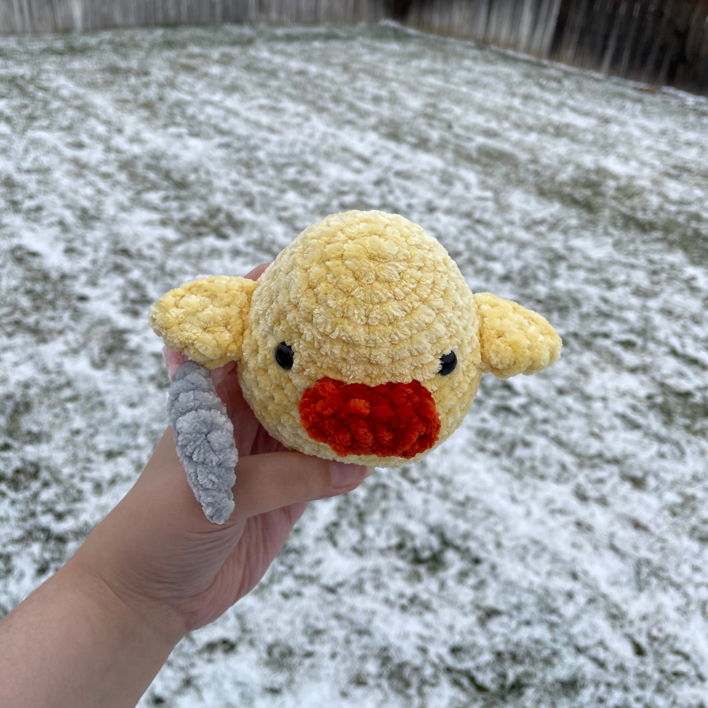 Duck with Toy Knife Plushie