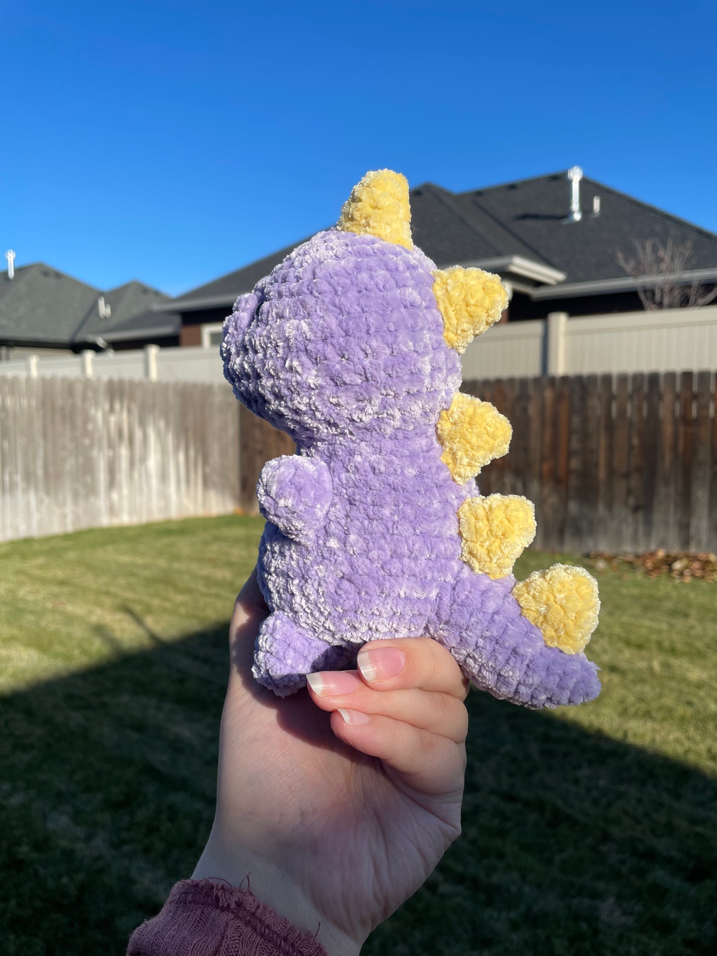 Purple Dinosaur Plushie