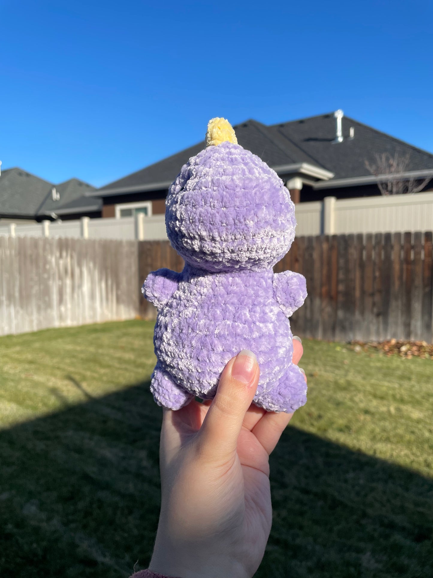 Purple Dinosaur Plushie
