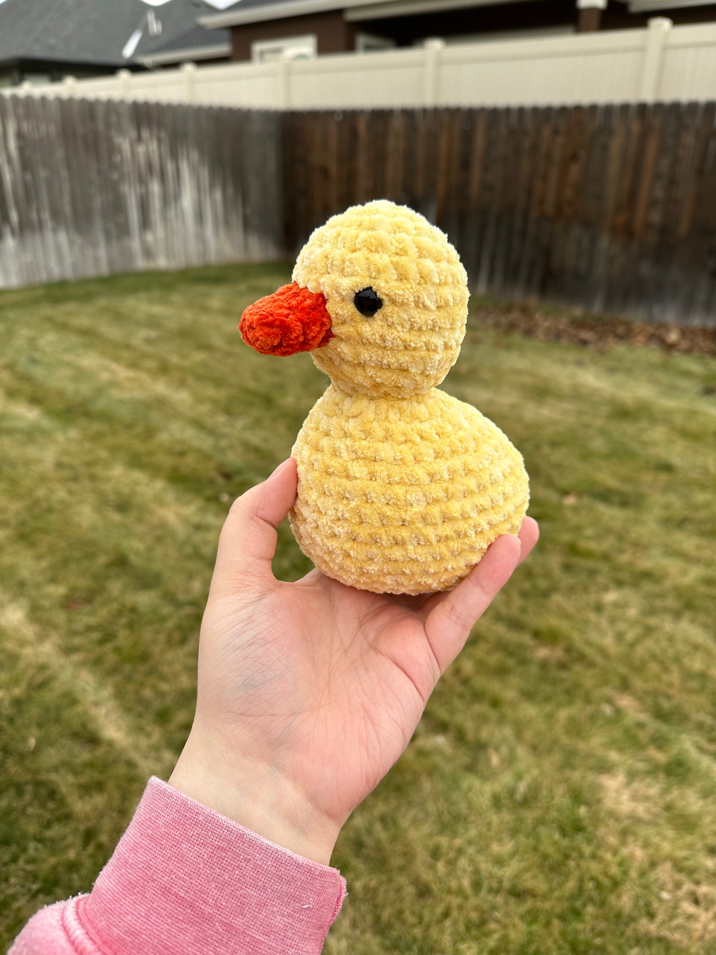 Flower Hat Duckling Plushie