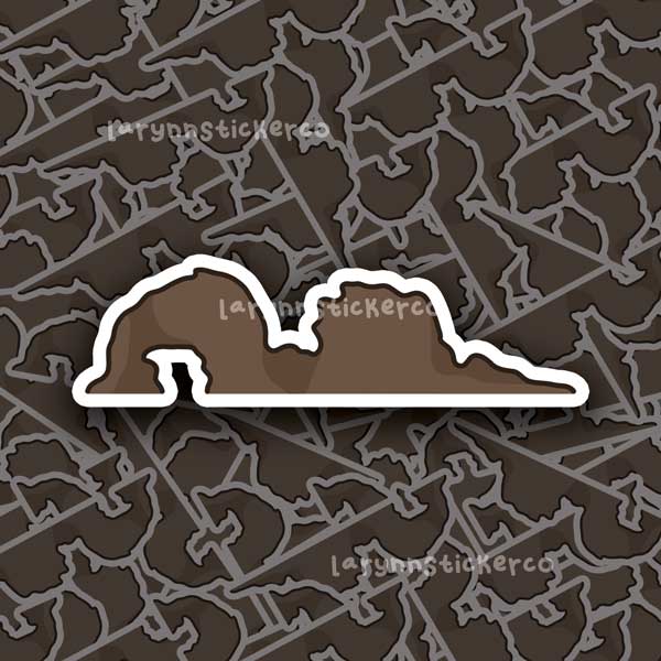 Rockaway Twin Rock Sticker