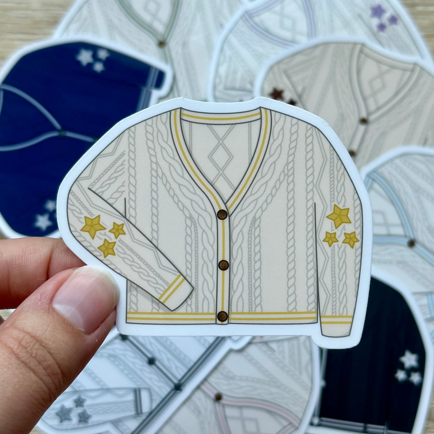 Cardigan Sticker