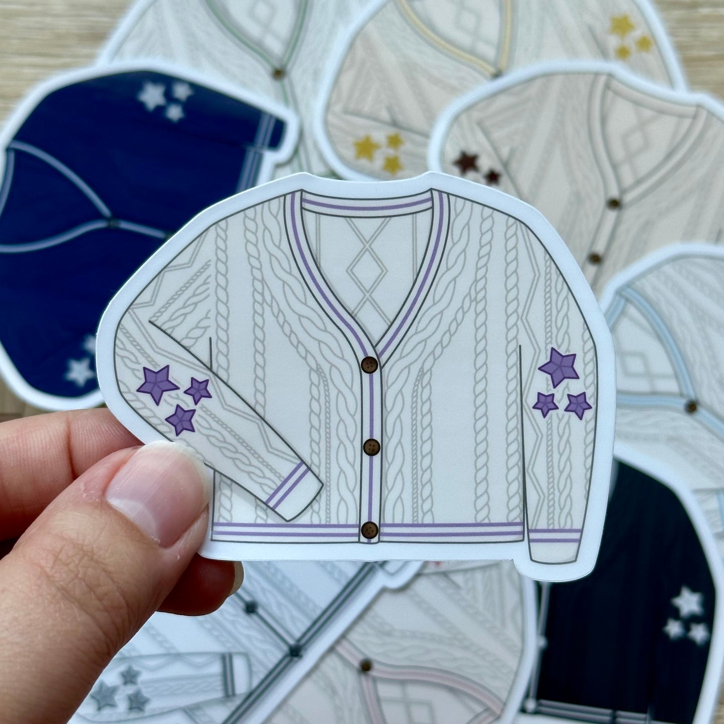 Cardigan Sticker