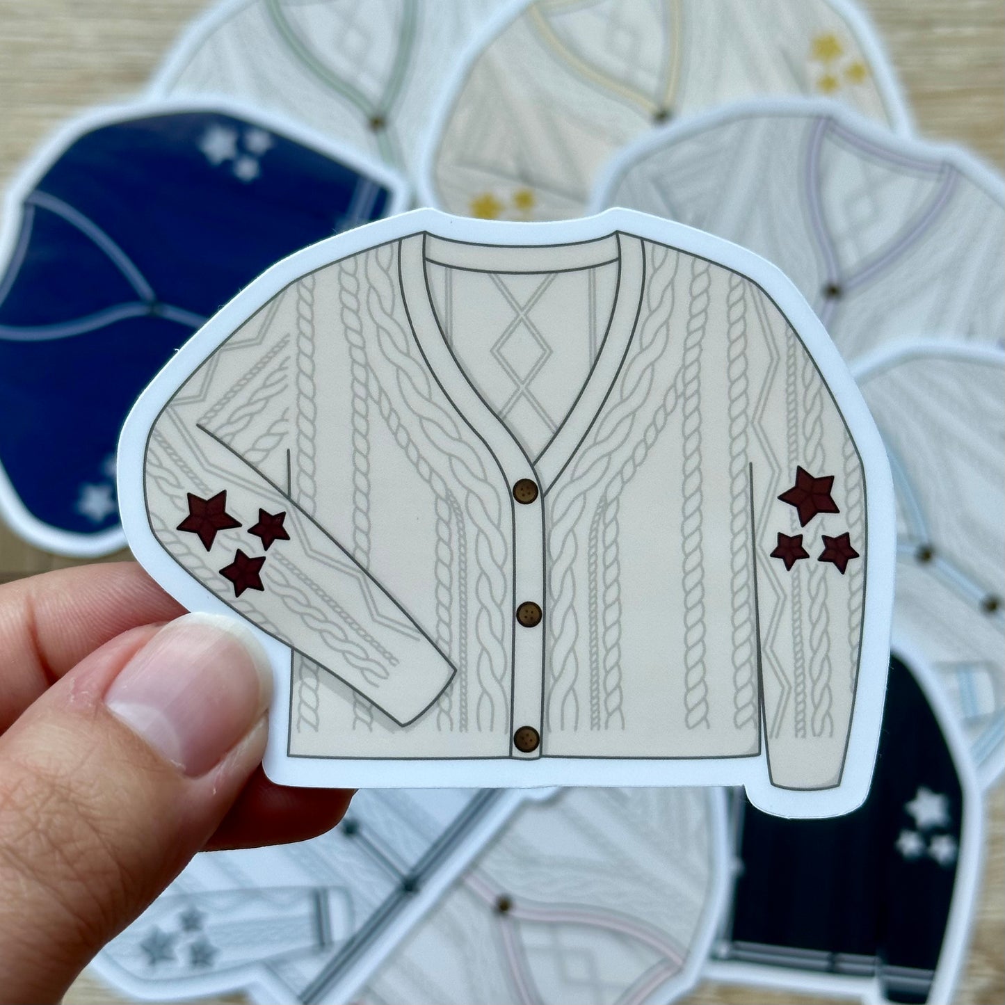 Cardigan Sticker